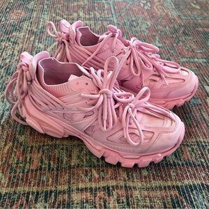 Balenciaga Track Corset 5000 Pink Sneaker Shoes Size 38